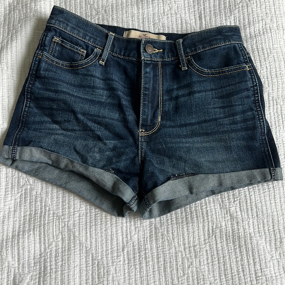 hollister denim shorts